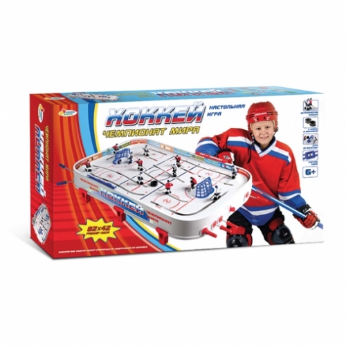 ИГРА НАСТОЛЬНАЯ "ИГРАЕМ ВМЕСТЕ" "ХОККЕЙ" 0711 В РУСС. КОР. 75*42*9 СМ