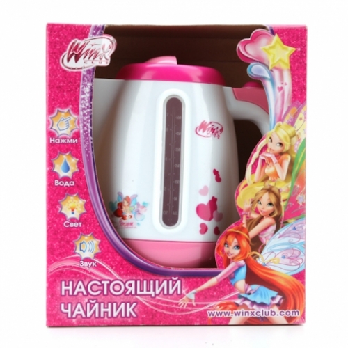 ЧАЙНИК "ИГРАЕМ ВМЕСТЕ" "WINX" НА БАТ. СВЕТ+ЗВУК, ВОДА