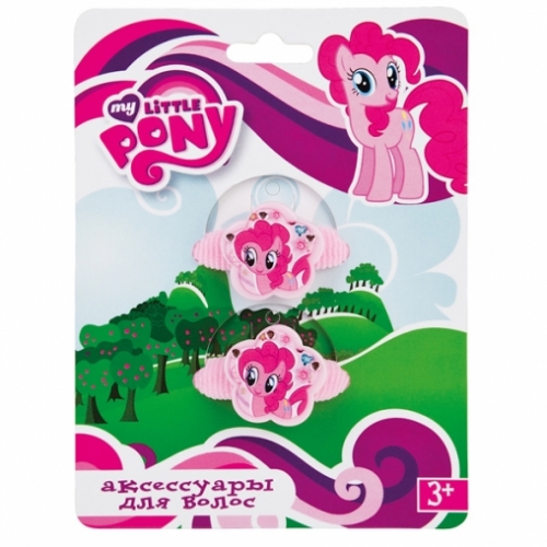 НАБОР ИЗ 2-Х РЕЗИНОК ДЛЯ ВОЛОС "ИГРАЕМ ВМЕСТЕ" MY LITTLE PONY артикул WR-LP-01