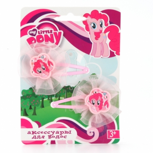 НАБОР ИЗ 2-Х ЗАКОЛОК ДЛЯ ВОЛОС "ИГРАЕМ ВМЕСТЕ" MY LITTLE PONY