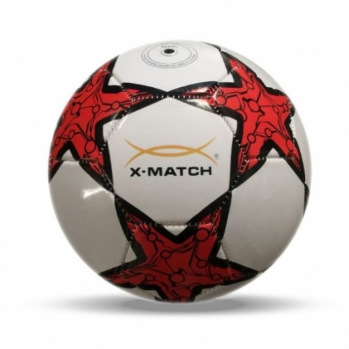 Мяч футбольный X-Match, 2 слоя PVC, камера резина, машин.обр.