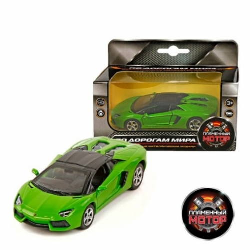 Машина мет. 1:43 Lamborghini Gallardo LP 560, откр.двери, цвета в ассорт., 11 см