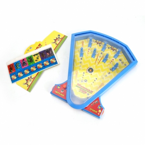 ИГРА НАСТОЛЬНАЯ "ИГРАЕМ ВМЕСТЕ" "ПИНБОЛ ТИР" В РУСС. КОР. 39*5*27 СМ