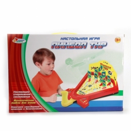 ИГРА НАСТОЛЬНАЯ "ИГРАЕМ ВМЕСТЕ" "ПИНБОЛ ТИР" В РУСС. КОР. 39*5*27 СМ