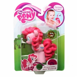 ПОНИ PINKIE PIE "ИГРАЕМ ВМЕСТЕ" ПВХ 12СМ, М/Ф MY LITTLE PONY, СВЕТ+ЗВУК НА БЛИСТЕРЕ