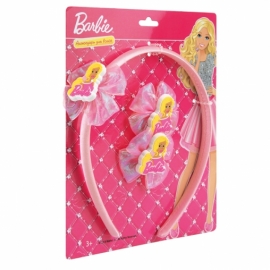 АКСЕССУАРЫ ДЛЯ ВОЛОС "ИГРАЕМ ВМЕСТЕ" BARBIE (ОБОДОК - 1ШТ, РЕЗИНКИ - 2ШТ)