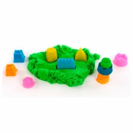 Игровой песок, 500 г, формочки, в ассорт.