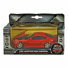 Машина мет. 1:32 Jaguar XKR-S, свет, звук, откр.двери, капот, багажник, цвета в ассорт., 15 см