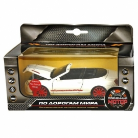 Машина мет. 1:32 Bentley Continental, свет, звук, откр.двери, капот, багажник, цвета в ассорт., 15 см артикул 870118